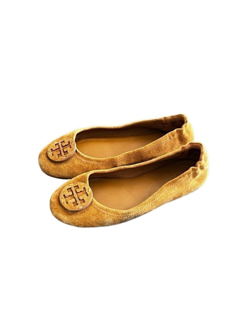 Tory Burch Minnie Travel Suede Ballet Flats size 6.5